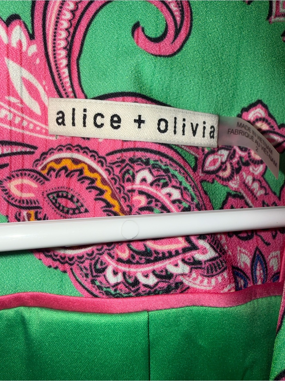 Alice + Olivia MACEY CUFFED SHAWL COLLAR BLAZER - Picture 10 of 11